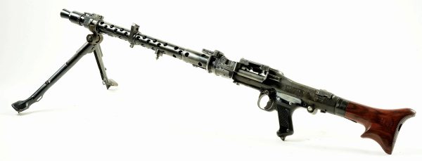 ORIGINAL GERMAN WWII MG-34 DISPLAY MACHINE GUN. - Image 2