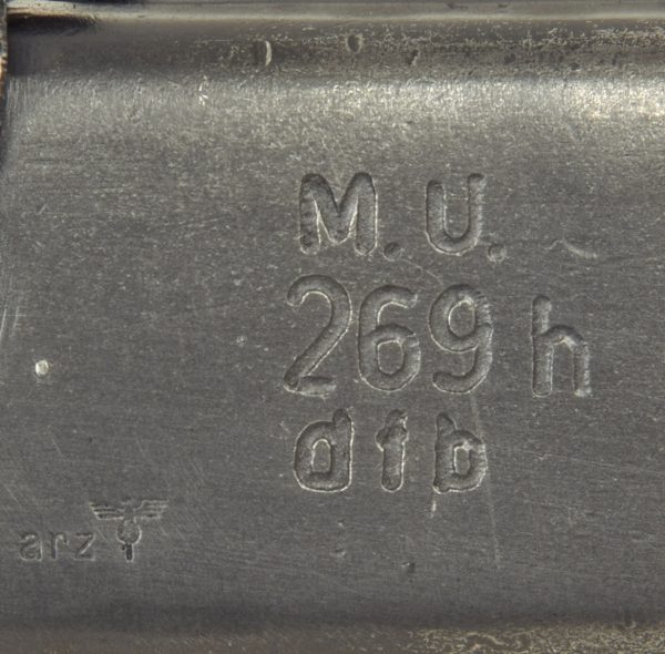 Original German WWII MG 42 Display Machine Gun by Gustloff-Werke with Belt Drum & Bipod - made in 1944 - Image 2