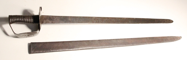 British Pattern 1804 Naval Cutlass with scabbard