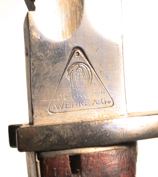 German 1898/05 Sawback bayonet double maker marked - Image 5