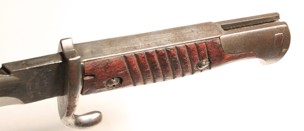 German 1898/05 Sawback bayonet double maker marked - Image 7