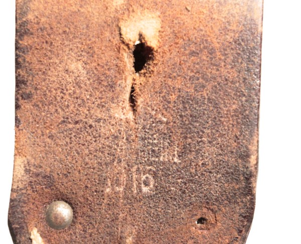 German 1898/05 leather bayonet frog - Image 3