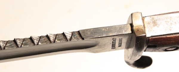 German 1898/05 Sawback bayonet - Image 5