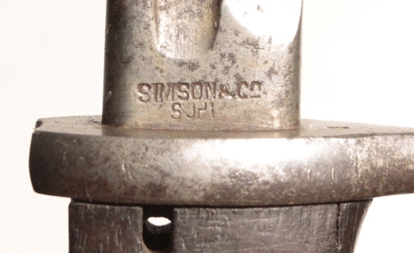 German 1898 a/A bayonet without scabbard - Image 6