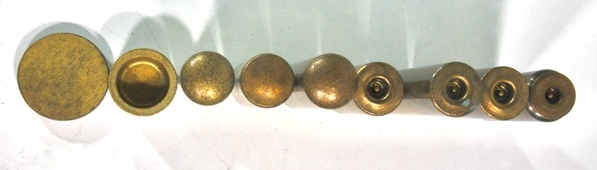 Canadian 20mm Oerlikon Mk II 9 Piece Brass Draw Set - Image 3