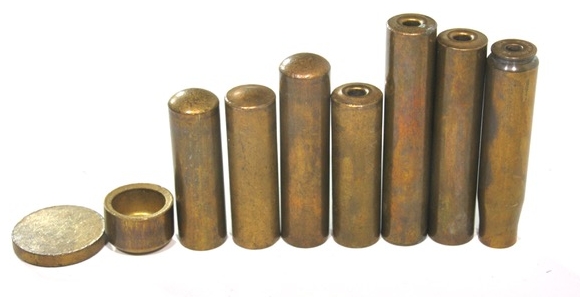 Canadian 20mm Oerlikon Mk II 9 Piece Brass Draw Set - Image 2