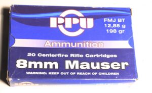 7.92mm Mauser PPU 198gr FMJ BT (140)