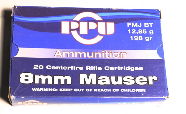 7.92mm Mauser PPU 198gr FMJ BT (140)