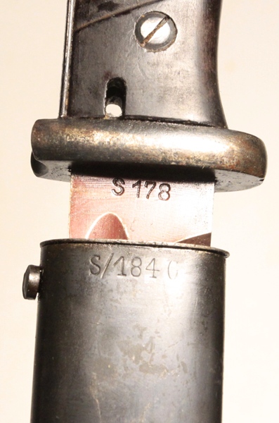 German 1884/98 III bayonet S178, mismatched - Image 9