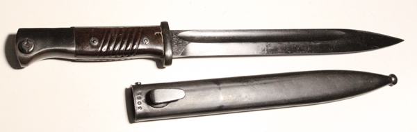 German 1884/98 III bayonet bym mismatched