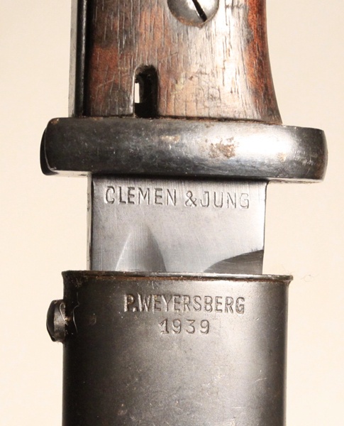 German 1884/98 III bayonet Clemen & Jung mismatched - Image 8