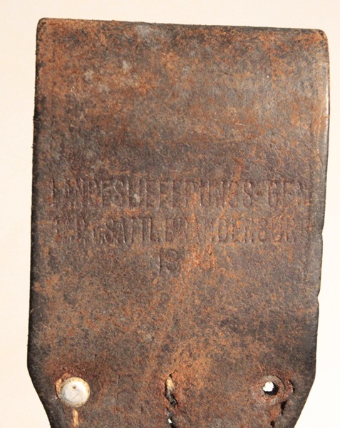 German WWII 98k bayonet frog marked - Image 3