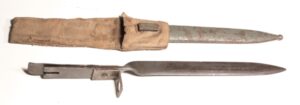 Austrian WW1 ersatz bayonet with cloth frog