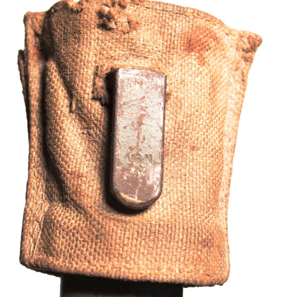 Austrian WW1 ersatz bayonet with cloth frog - Image 7
