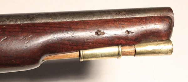 British flintlock military pistol - Image 8
