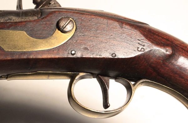 British flintlock military pistol - Image 5