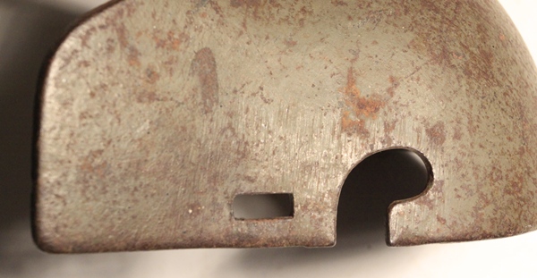 German WWI Helmet Brow Plate Stirnpanzer - Image 3