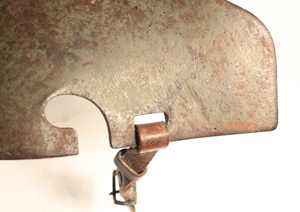 German WWI Helmet Brow Plate Stirnpanzer - Image 4