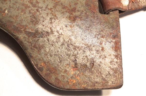 German WWI Helmet Brow Plate Stirnpanzer - Image 6