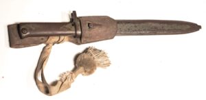 German Ersatz bayonet with scabbard and knot