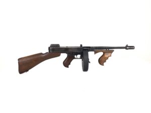 Historical WWII Documented Auto-Ordnance Model 1928 Thompson .45acp Early Savage Commercial Factory Transferable Submachine Gun, Serial No. S-18042