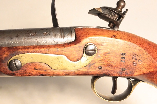 British 1813 Indian Contract Flintlock pistol - Image 7