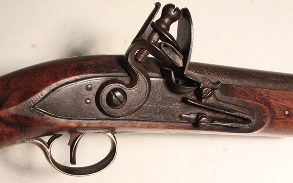 British 1813 Indian Contract Flintlock pistol - Image 2