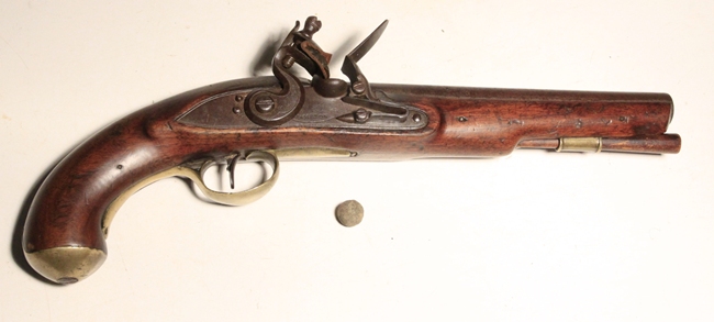 British 1813 Indian Contract Flintlock pistol