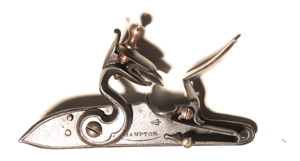 British 1813 Indian Contract Flintlock Lock