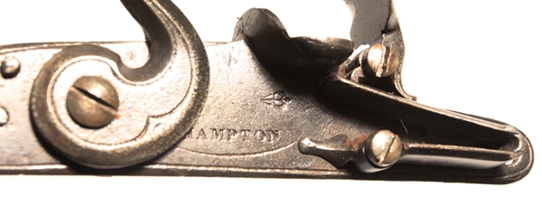 British 1813 Indian Contract Flintlock Lock - Image 2