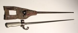 French Model 1886 Lebel bayonet with frog