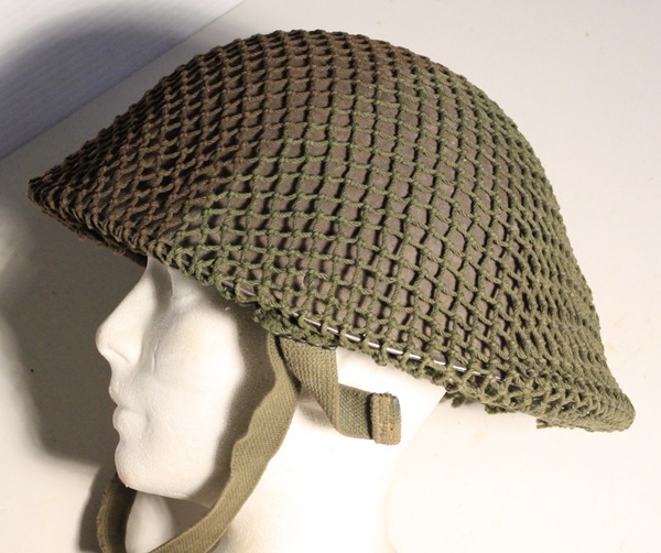 British Mk 4 “Turtle Shell” helmet with net