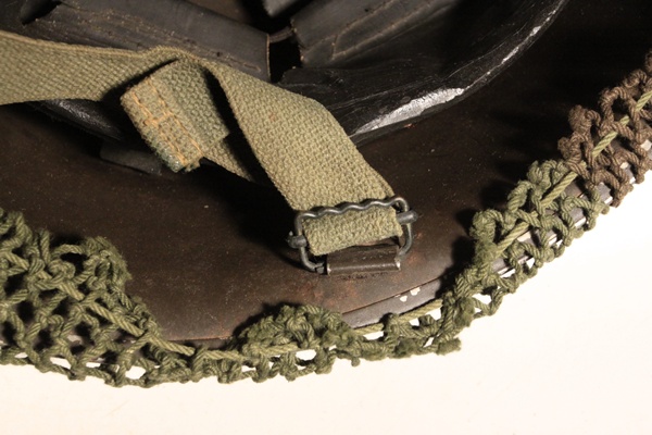 British Mk 4 “Turtle Shell” helmet with net - Image 4