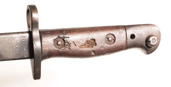 P1907 bayonet with Siamese steel scabbard - Image 3