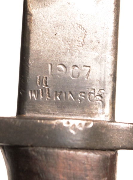 P1907 bayonet with Siamese steel scabbard - Image 4