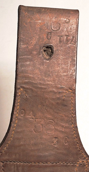 Pattern 1888 bayonet with Oliver pattern leather frog - Image 10
