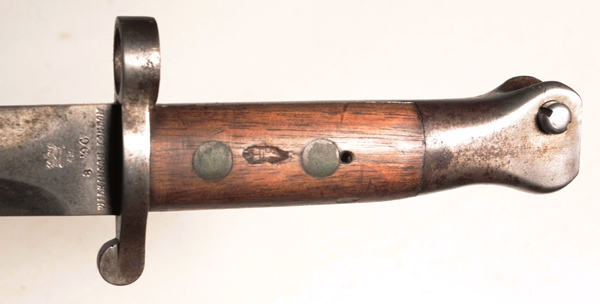Pattern 1888 bayonet with Oliver pattern leather frog - Image 2