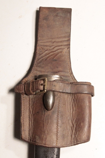 Pattern 1888 bayonet with Oliver pattern leather frog - Image 8