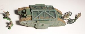 Britain’s Vintage Toy Soldiers British Tank Mark I ‘Mother’ Male