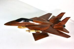 Grumman F14 Tomcat Mahogany Model