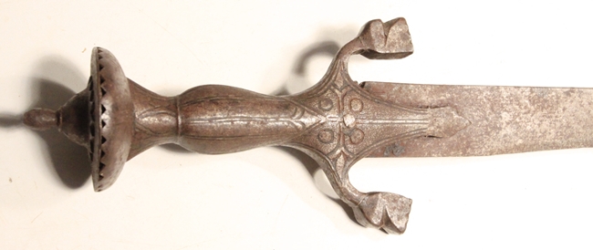 Indian Tulwar curved blade sword - Image 2