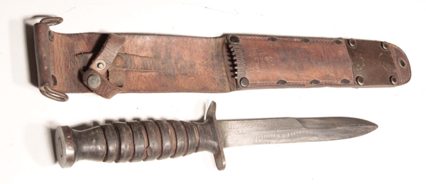 US M3 Fighting Knife PAL in M6 leather scabbard