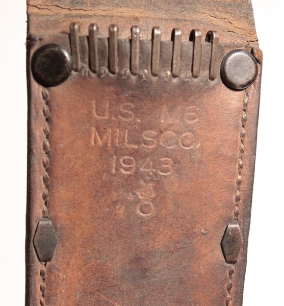 US M3 Fighting Knife PAL in M6 leather scabbard - Image 6